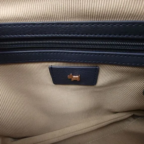 NWT RADLEY London Arlington Court Navy Blue Satchel Crossbody Bag Quiet Luxury - Picture 11 of 16